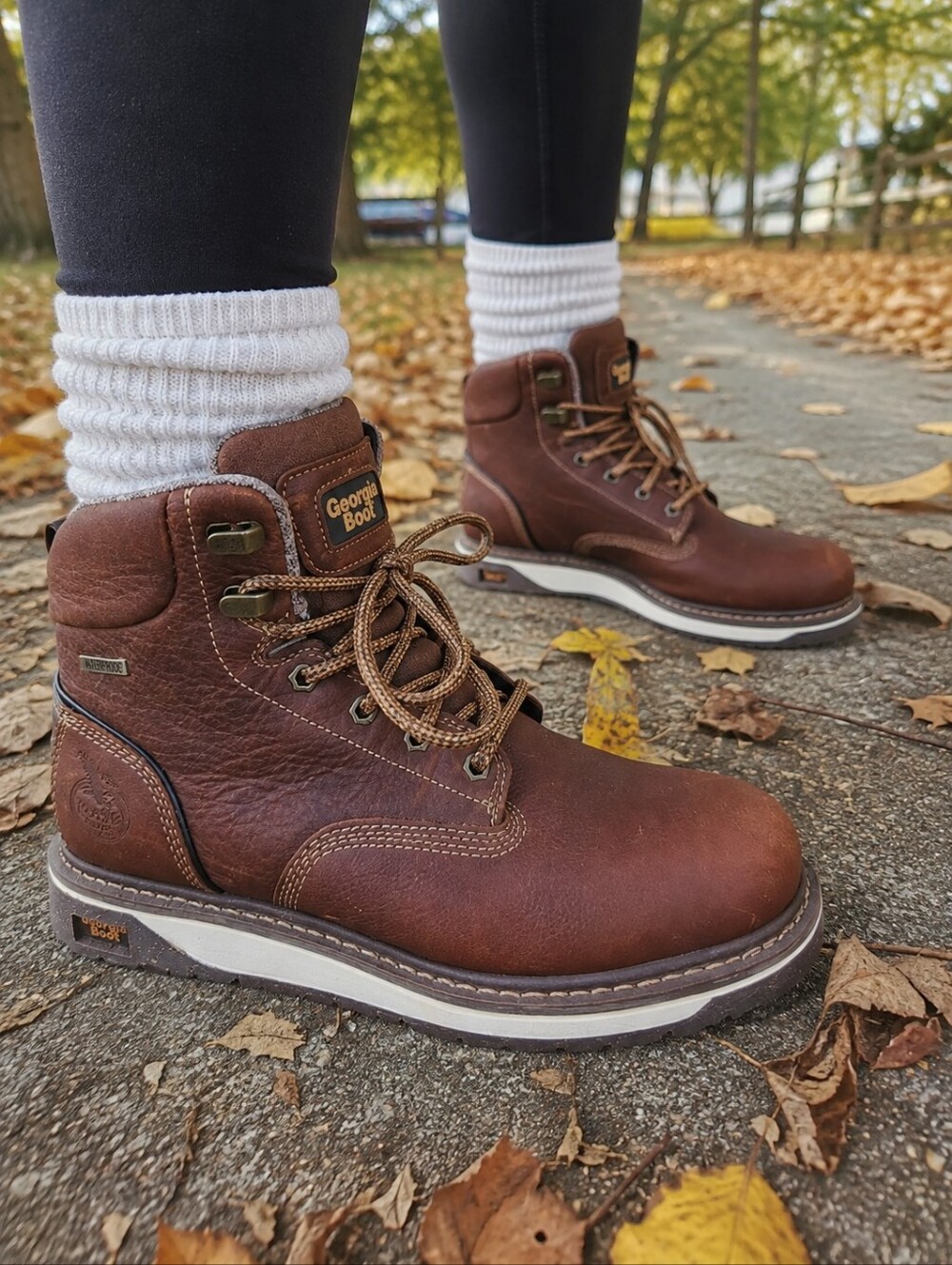 Georgia Boot AMP LT Wedge Women's Work Boot Size 10